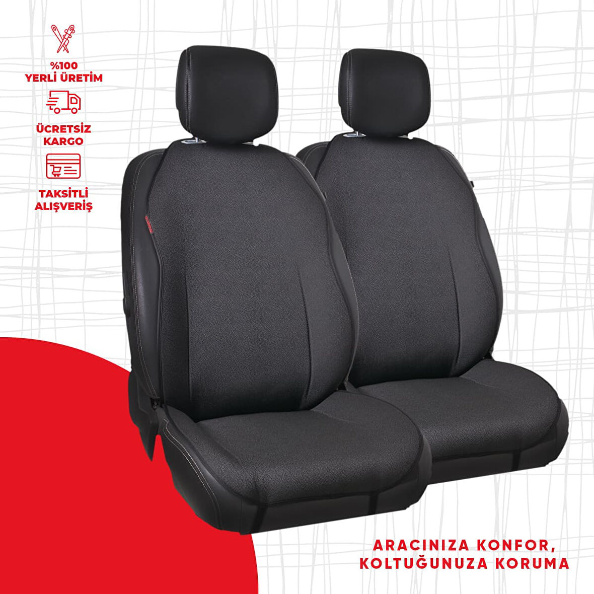 Siyah Damarlı Jakar Dokuma