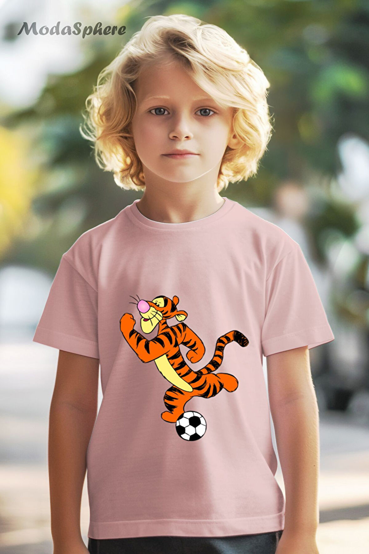 TOP OYNAYAN TIGER BASKILI OVERSIZE TİŞÖRT