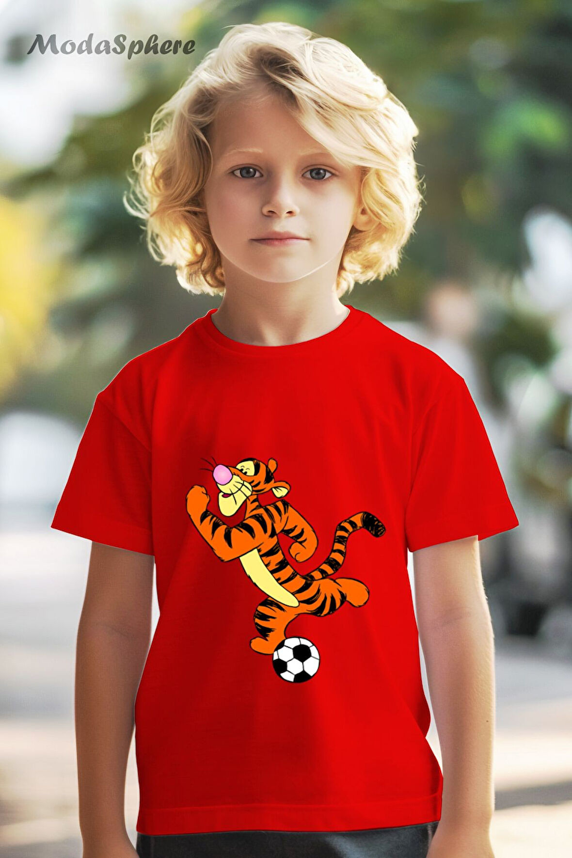 TOP OYNAYAN TIGER BASKILI OVERSIZE TİŞÖRT