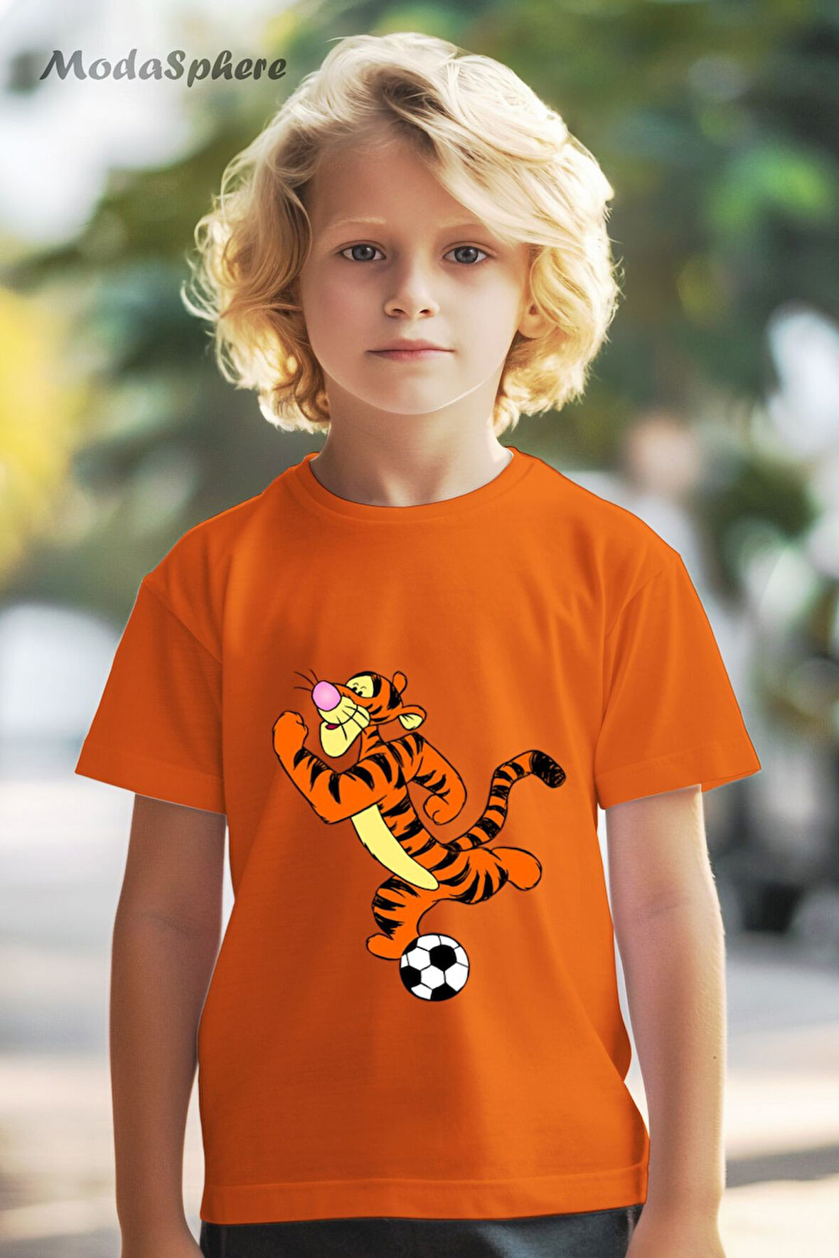 TOP OYNAYAN TIGER BASKILI OVERSIZE TİŞÖRT