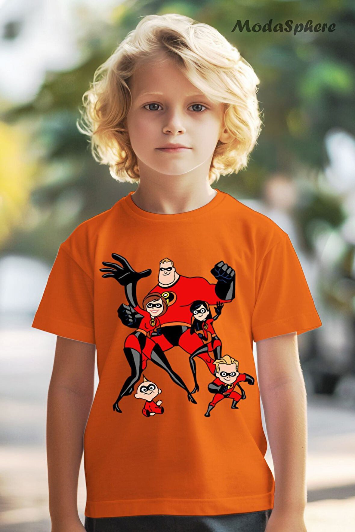 INCREDIBLES AILE BASKILI OVERSIZE TİŞÖRT