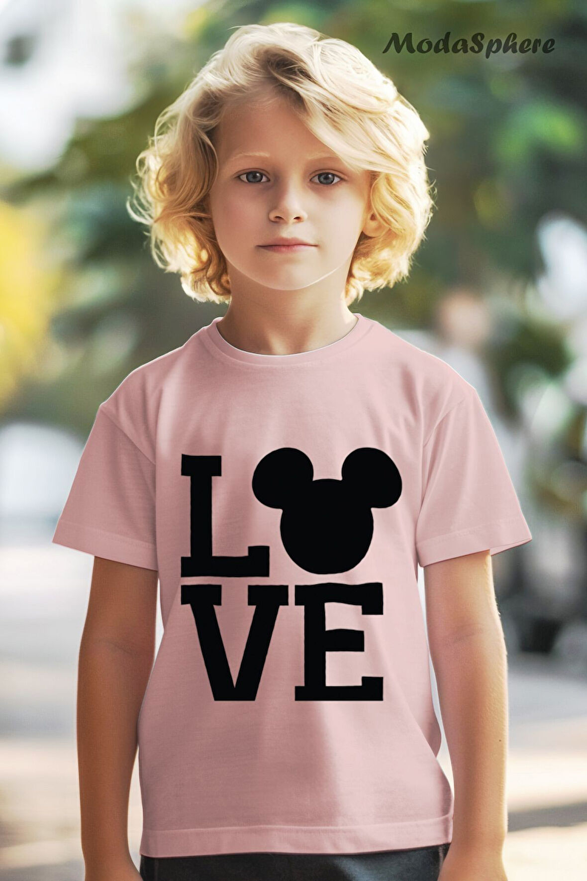 LOVE BASKILI OVERSIZE TİŞÖRT