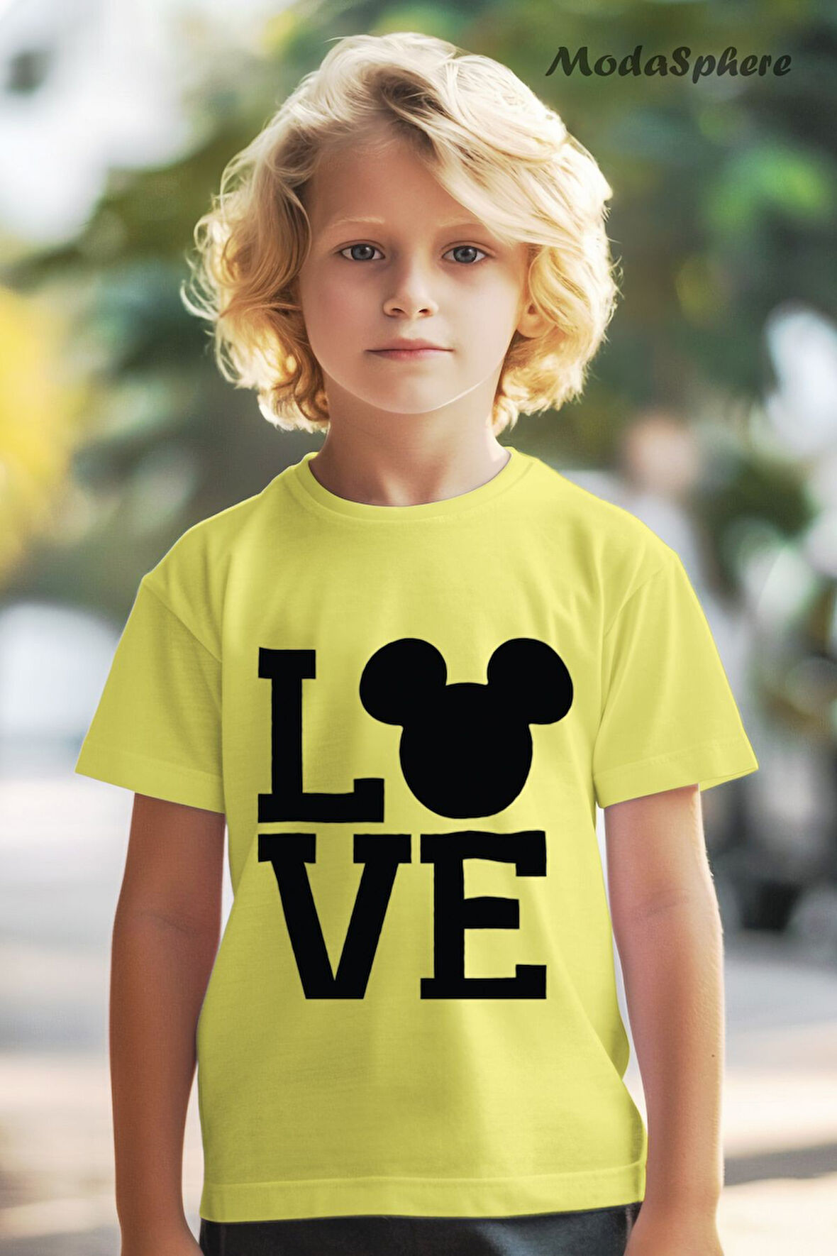 LOVE BASKILI OVERSIZE TİŞÖRT