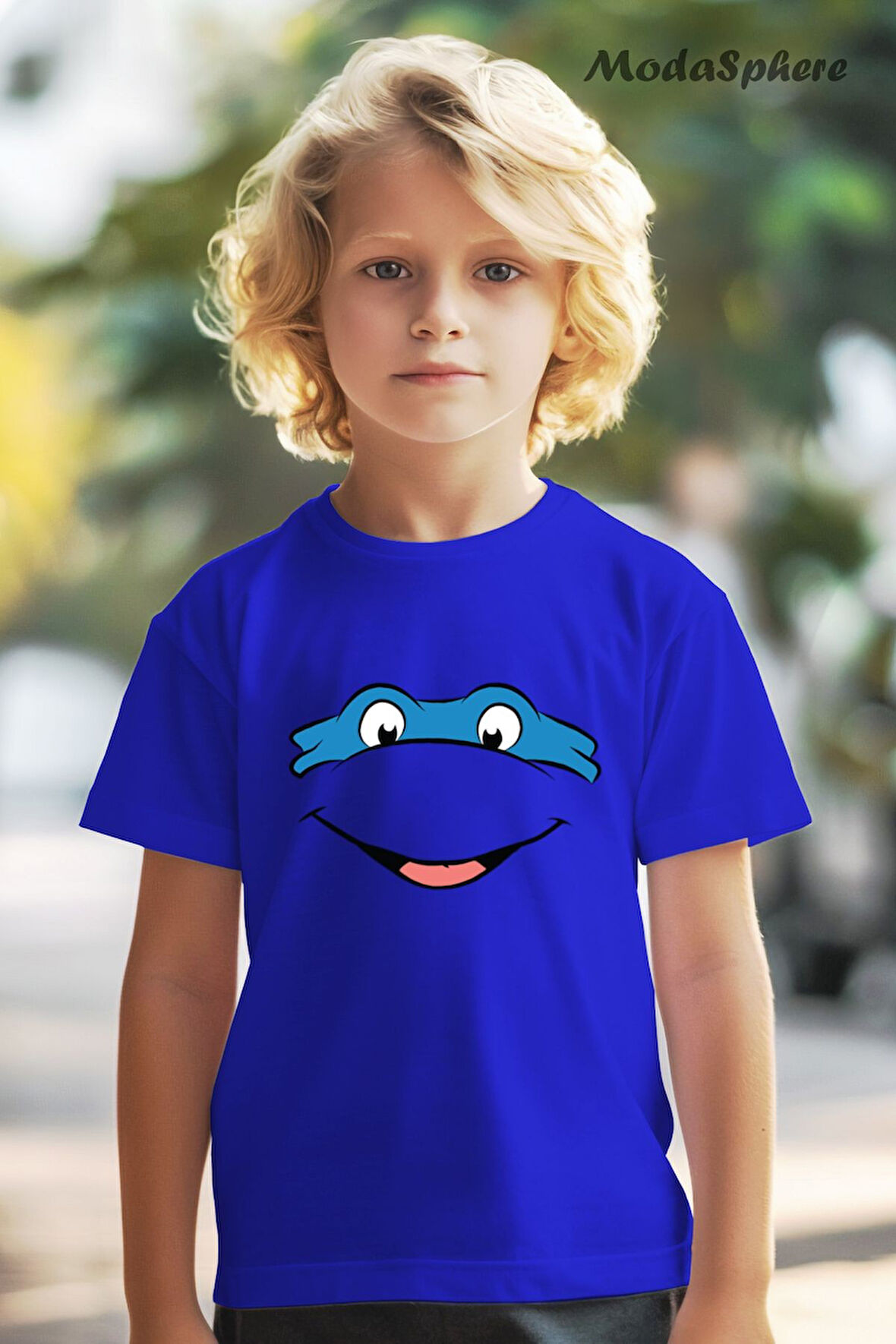 GÜLEN SURAT BASKILI OVERSIZE TİŞÖRT