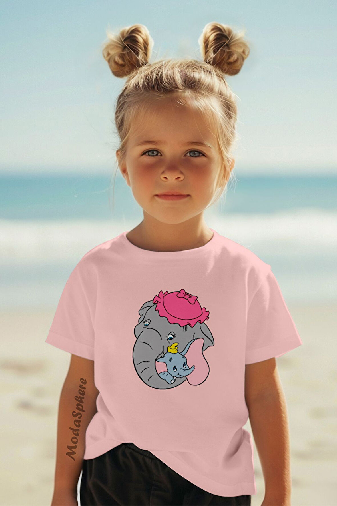 ANNE VE YAVRU FİL BASKILI ÇOCUK TİŞÖRT