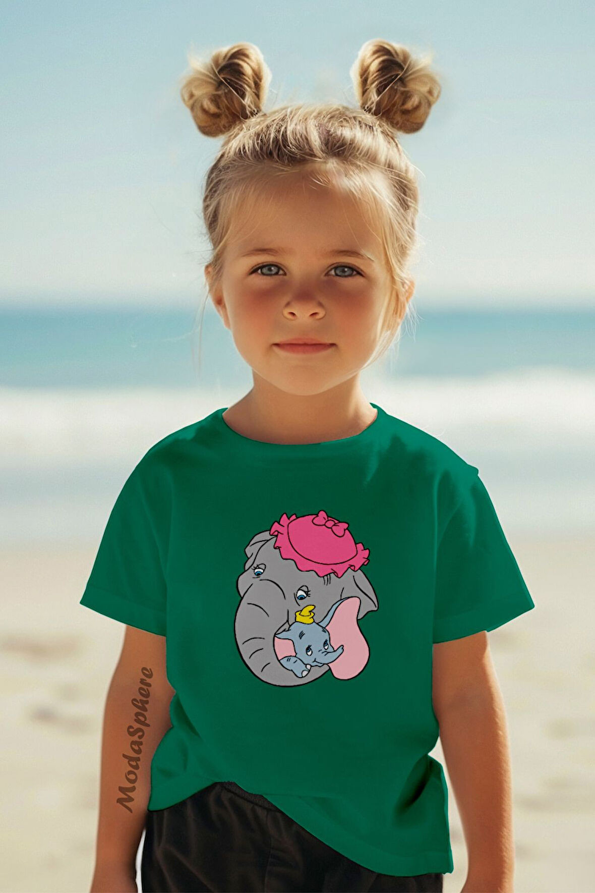 ANNE VE YAVRU FİL BASKILI ÇOCUK TİŞÖRT