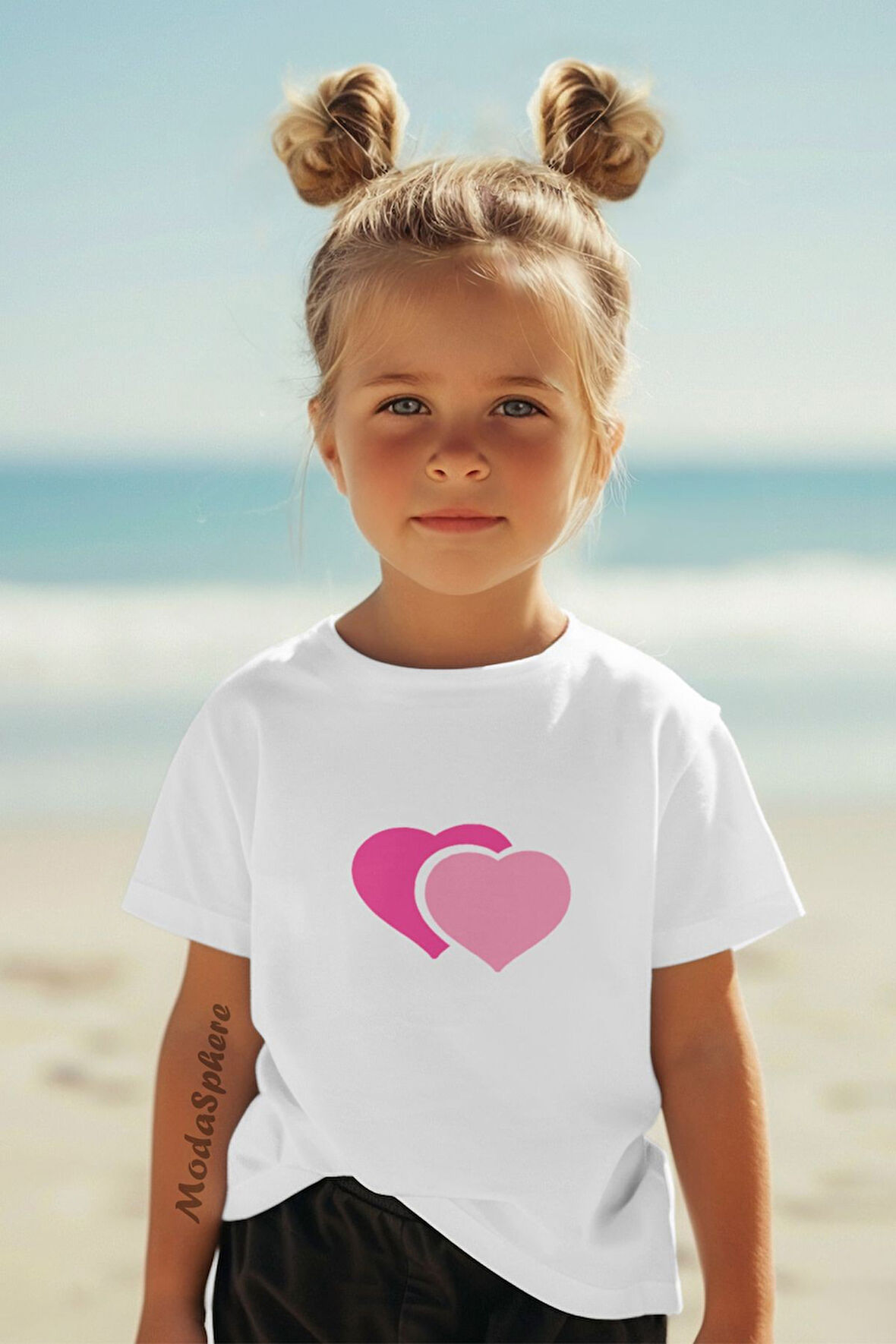 HEART KALP BASKILI ÇOCUK TİŞÖRT