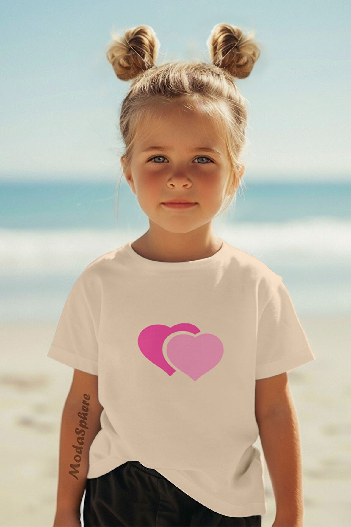 HEART KALP BASKILI ÇOCUK TİŞÖRT