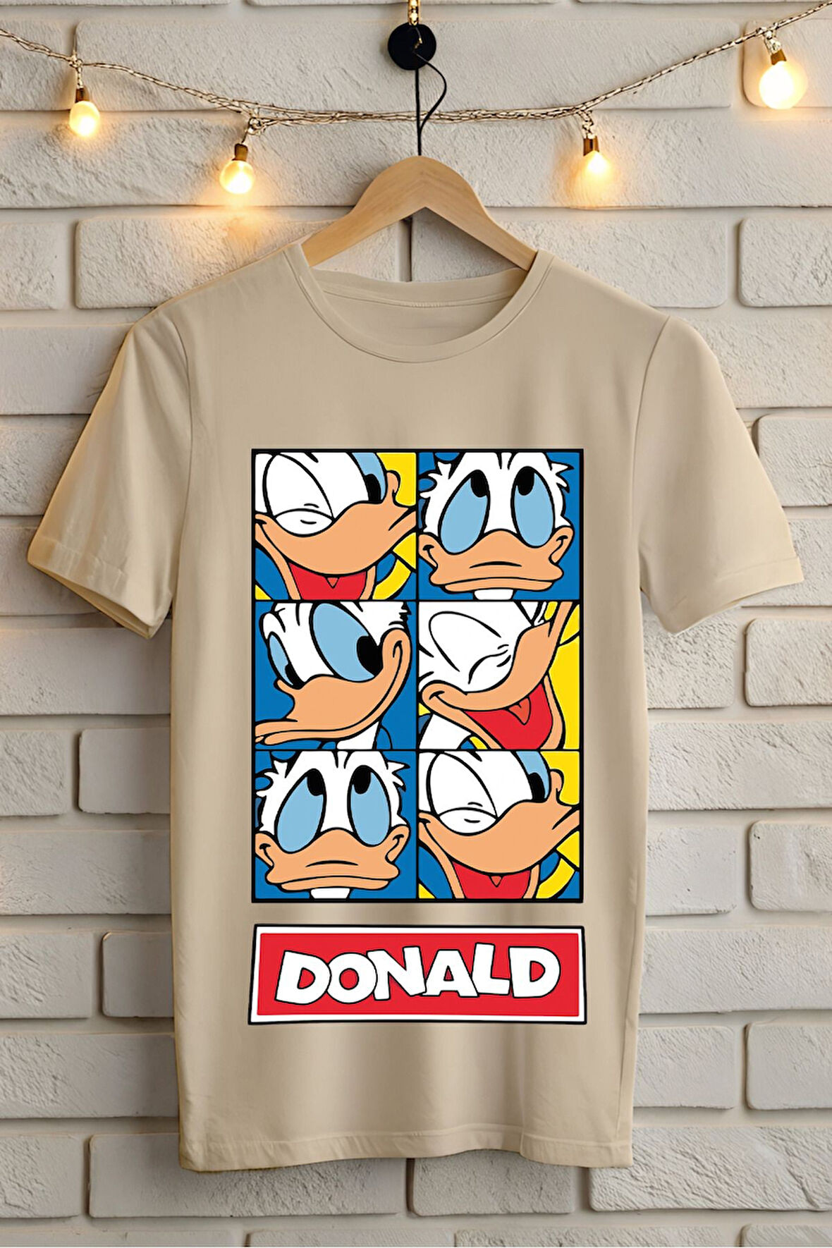DONALD BASKILI BİSİKLET YAKA KISA KOLLU UNISEX TİŞÖRT