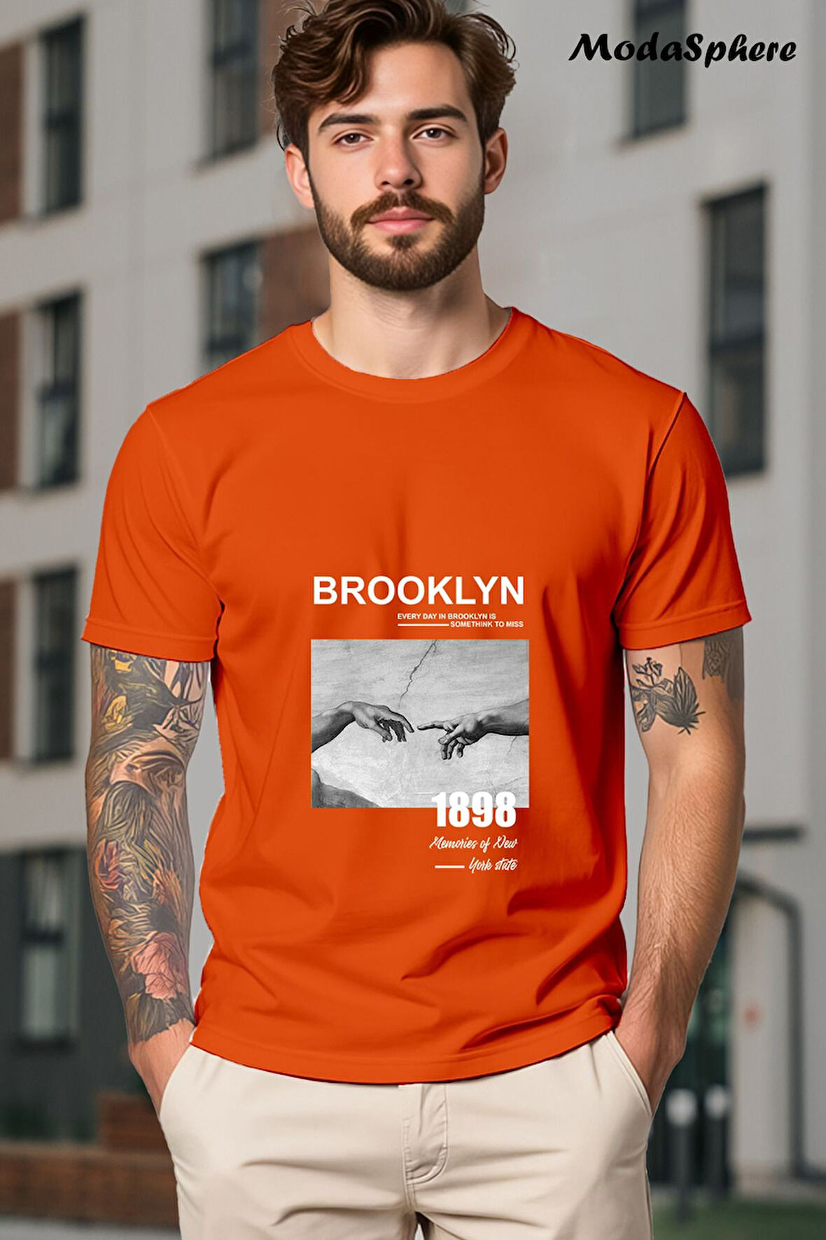 Baskılı Unisex Oversize Tişört