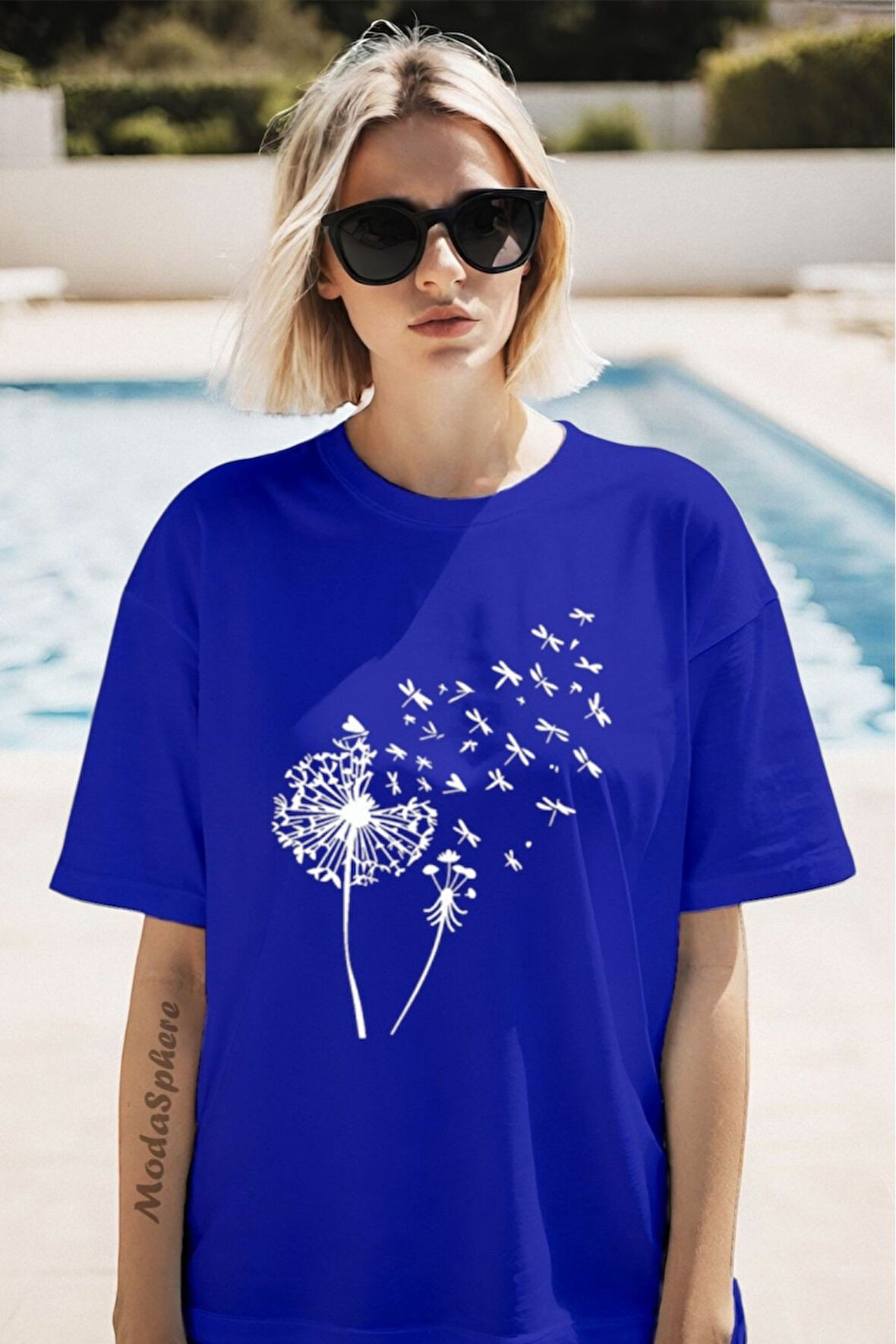 Baskılı Unisex Oversize Tişört