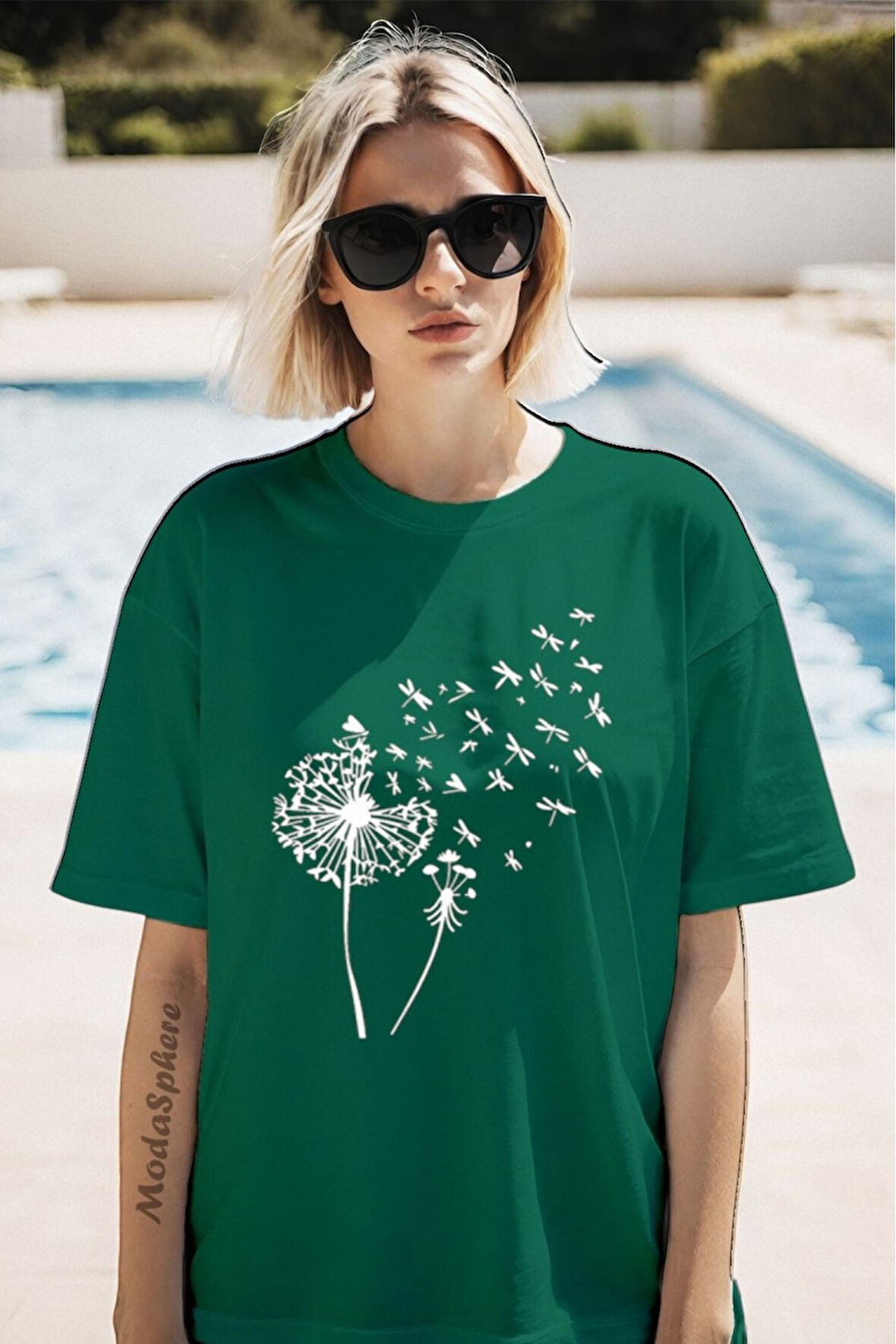 Baskılı Unisex Oversize Tişört