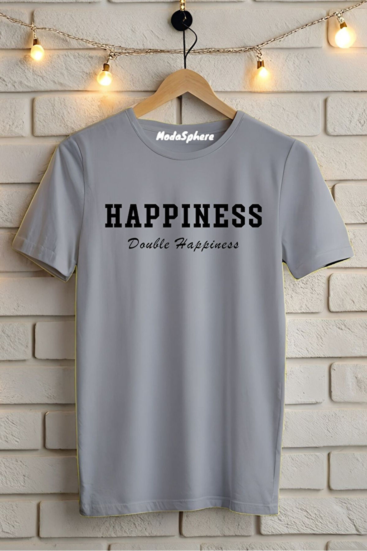 Baskılı Unisex Oversize Tişört Battal Boy