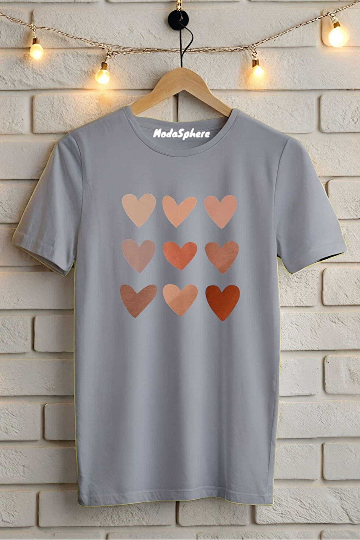 Baskılı Unisex Oversize Tişört Battal Boy