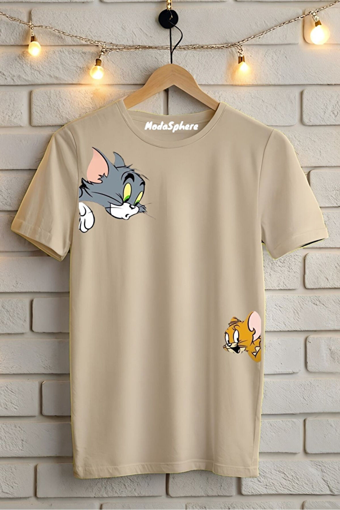 Baskılı Unisex Oversize Tişört