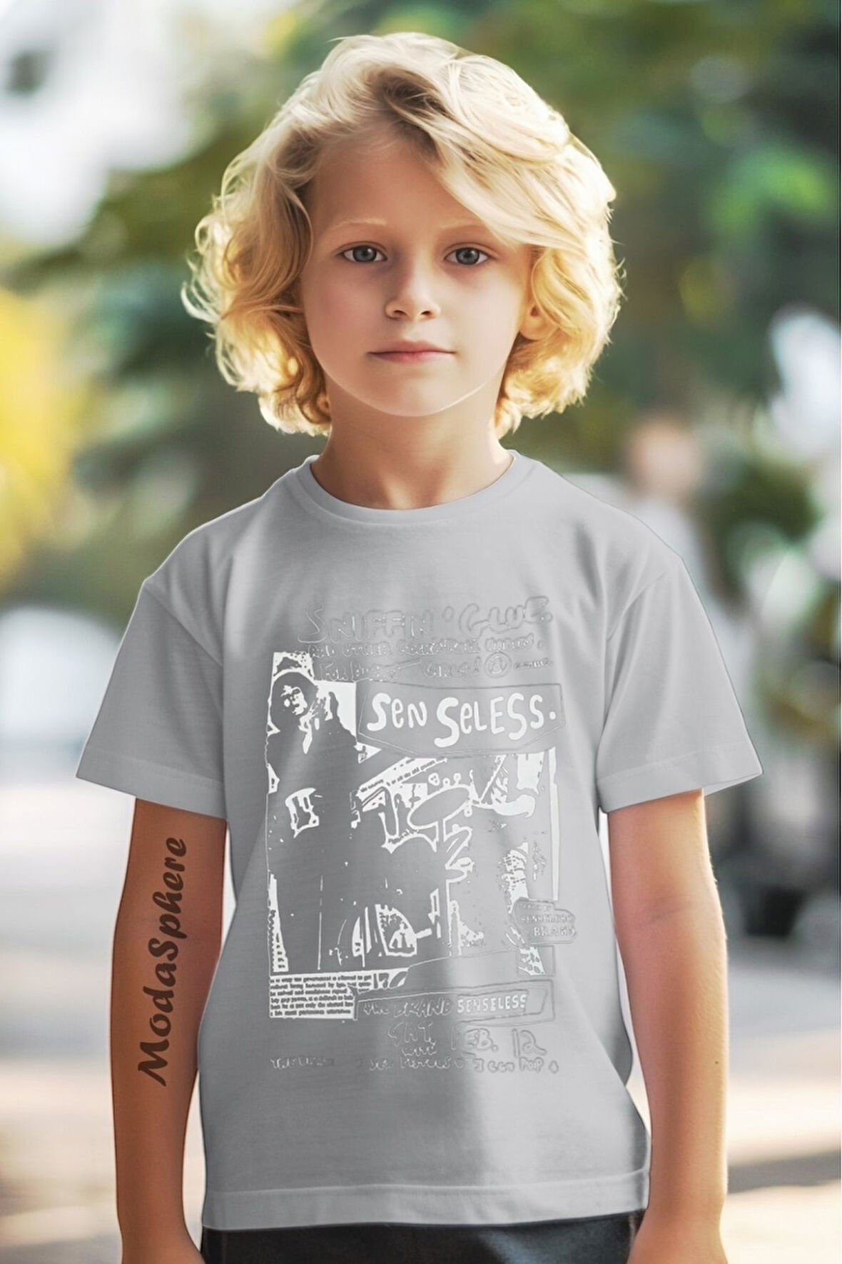 Baskılı Erkek Çocuk Tişört