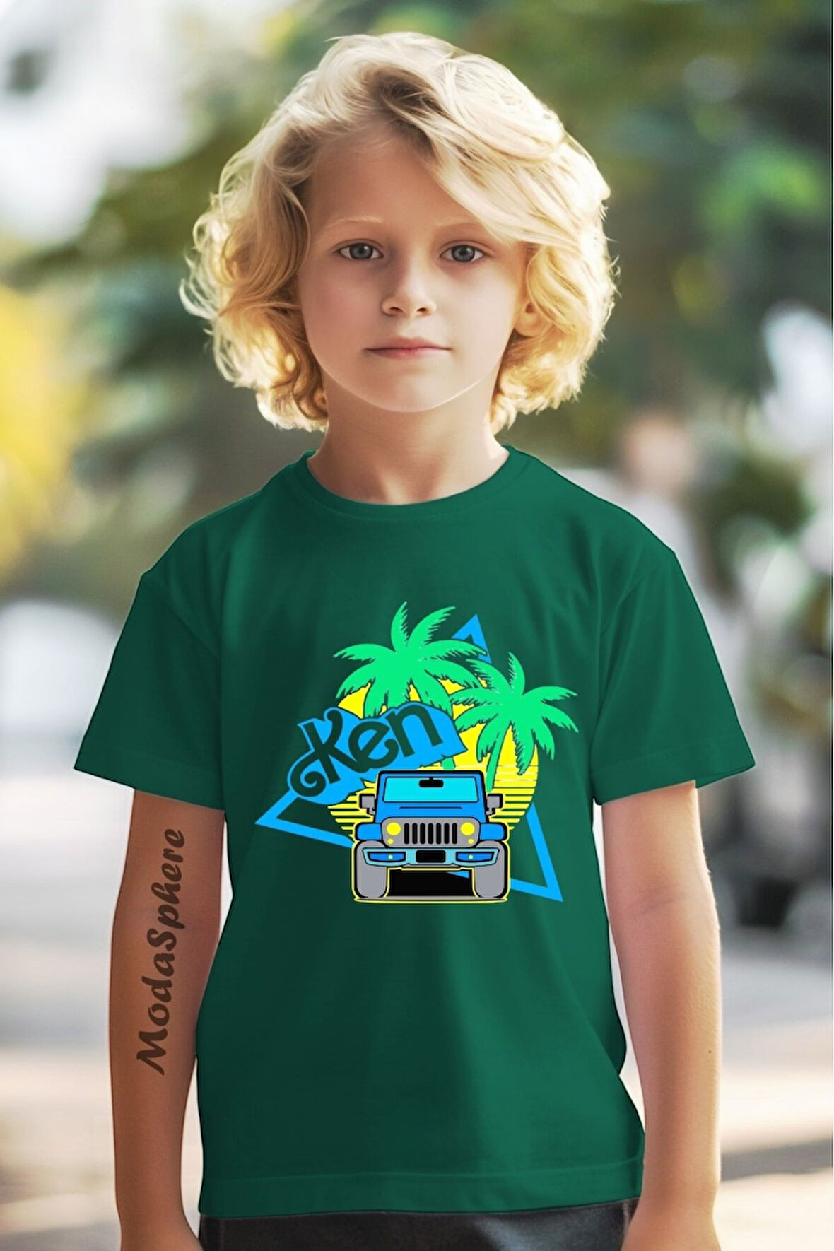 Baskılı Erkek Çocuk Oversize Tişört