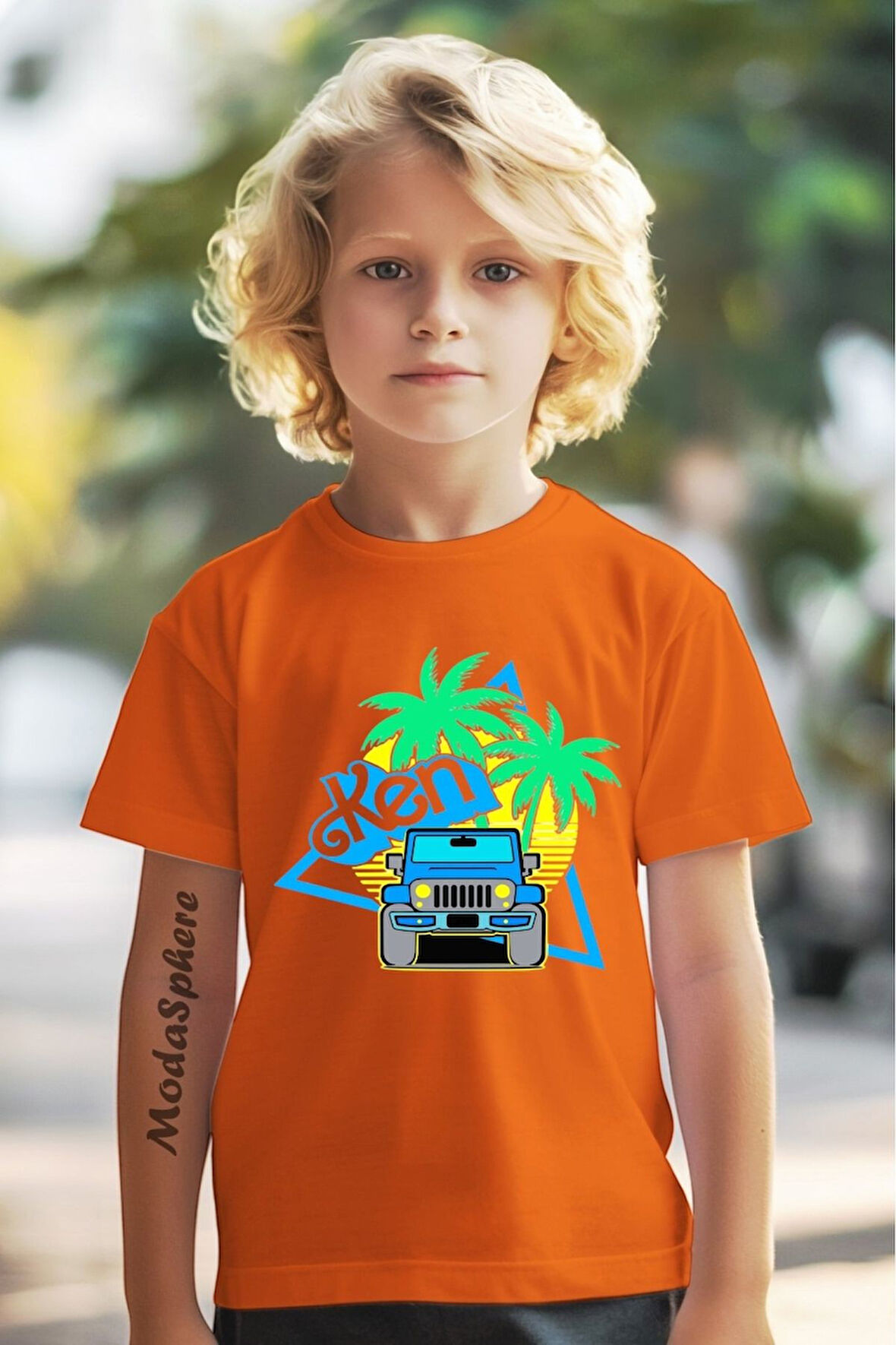 Baskılı Erkek Çocuk Oversize Tişört