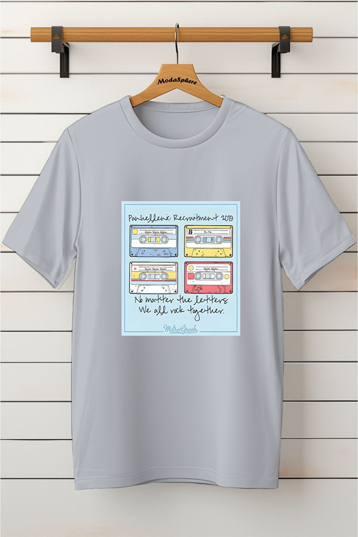 Baskılı Unisex Oversize Tişört