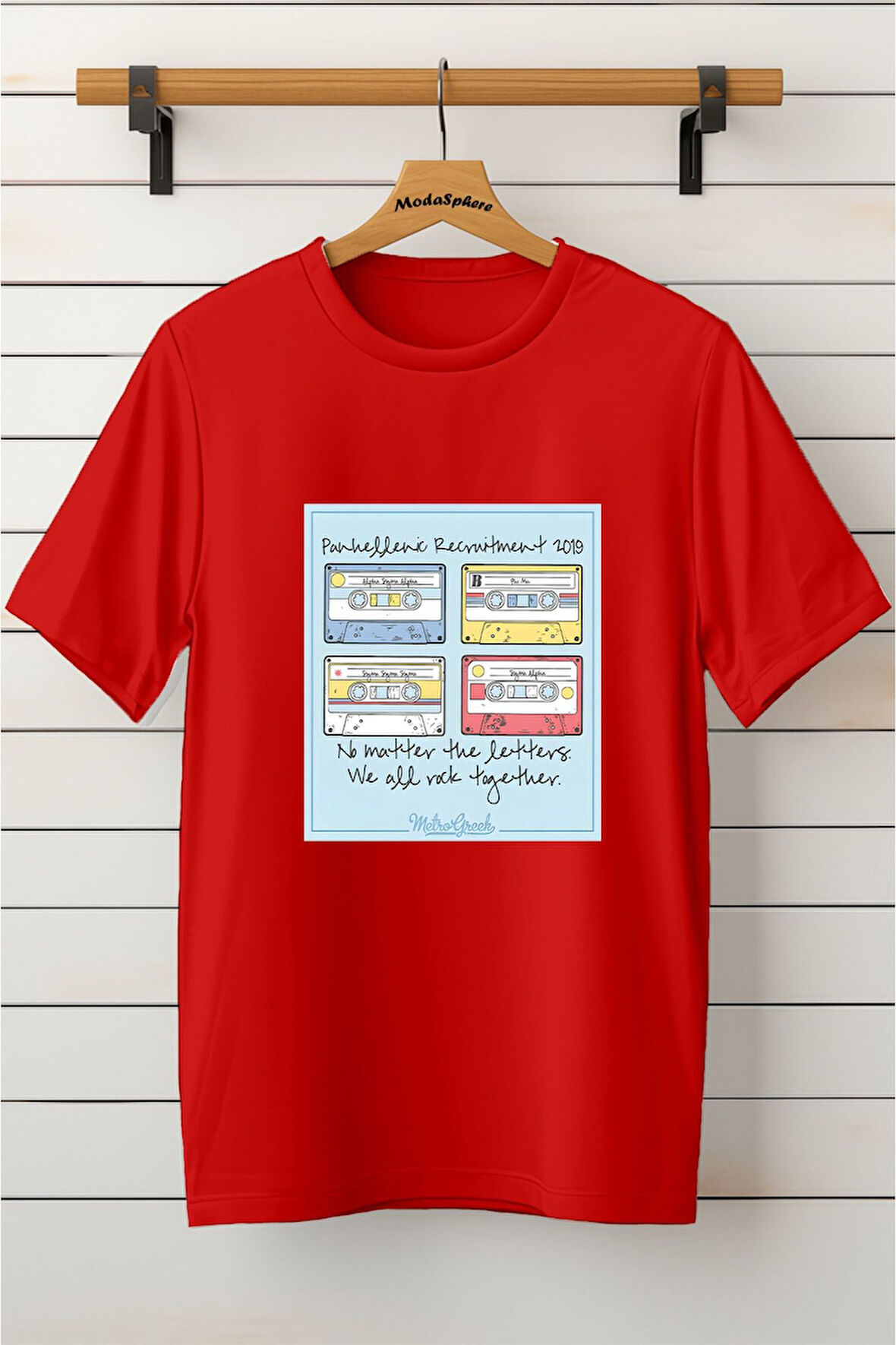 Baskılı Unisex Oversize Tişört