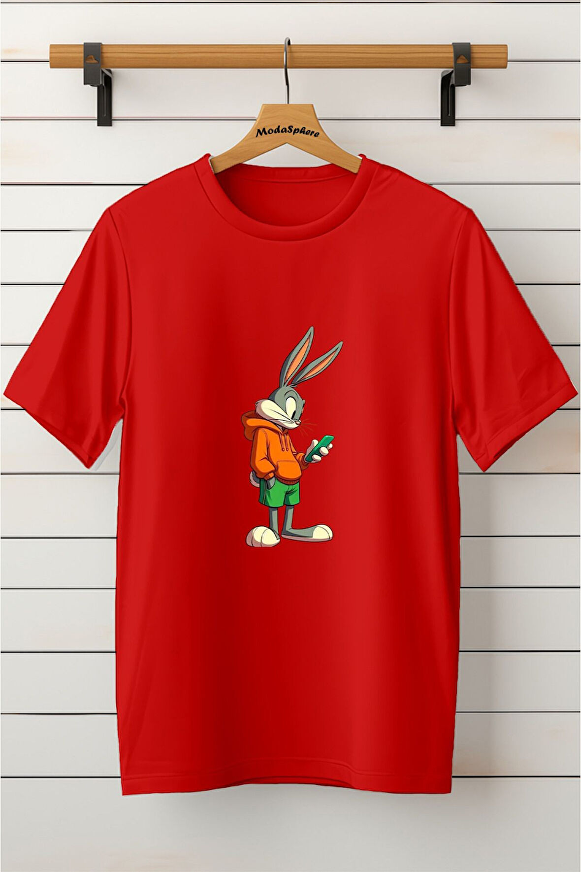 Baskılı Unisex Oversize Tişört