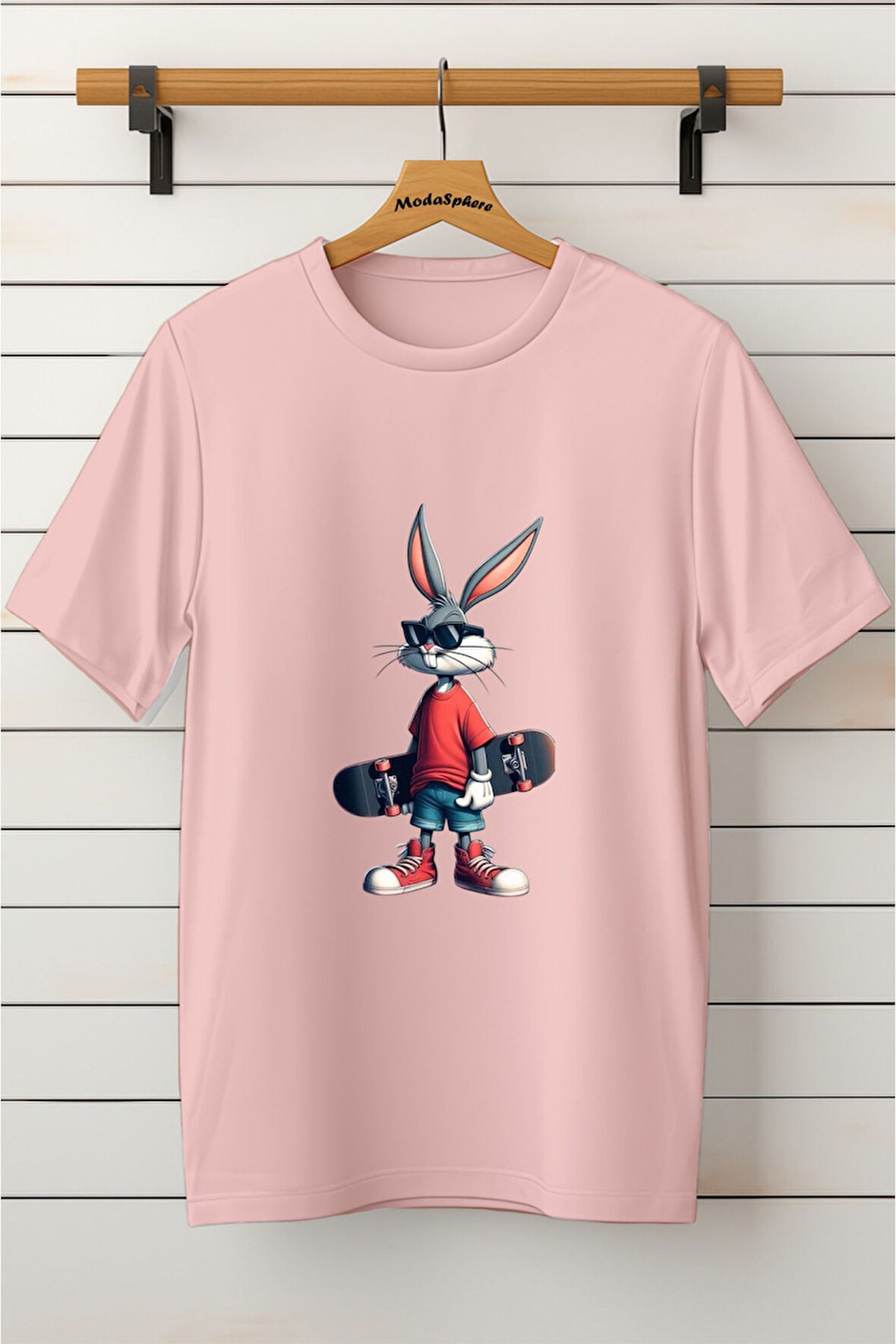 Baskılı Unisex Oversize Tişört Battal Boy