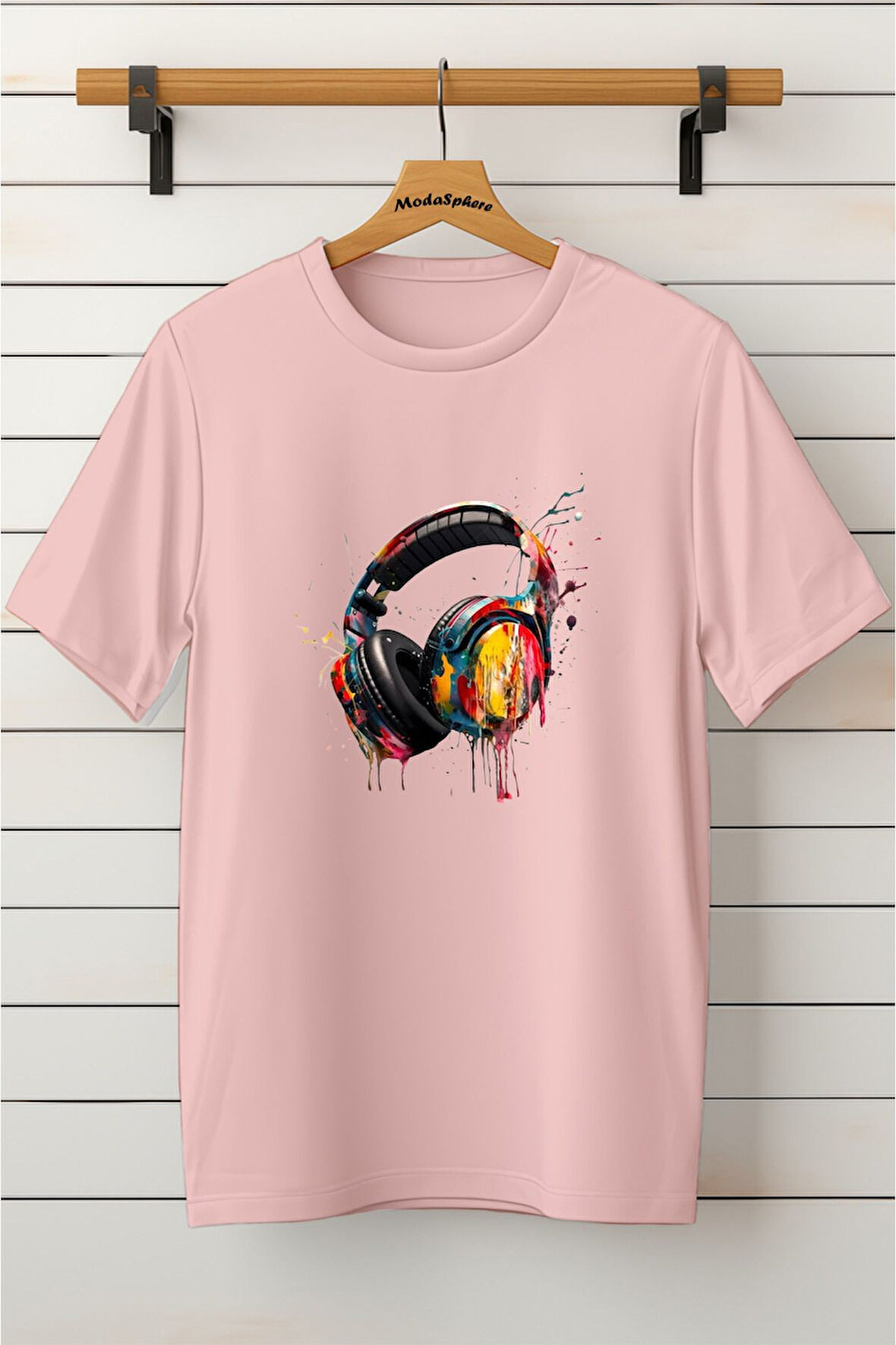 Baskılı Unisex Oversize Tişört Battal Boy