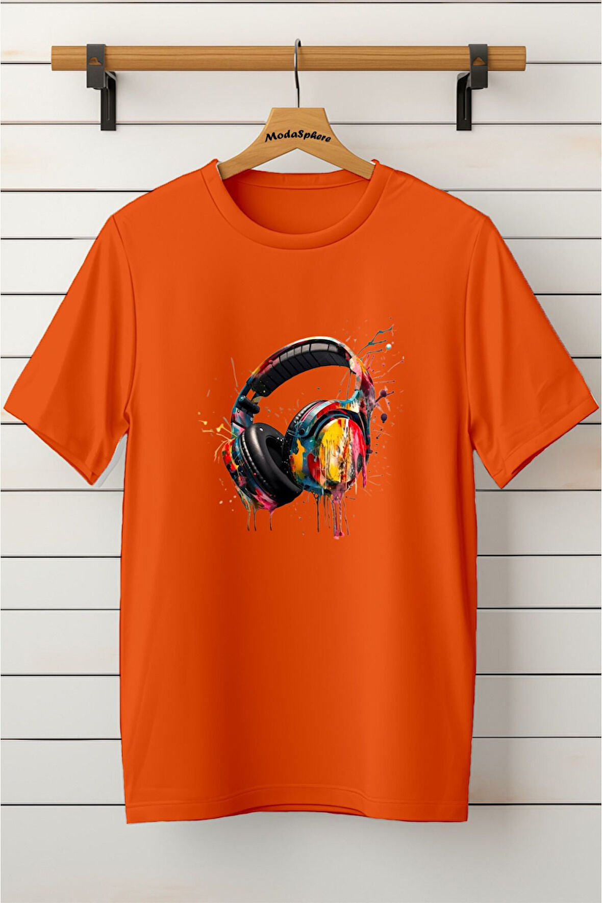 Baskılı Unisex Oversize Tişört Battal Boy