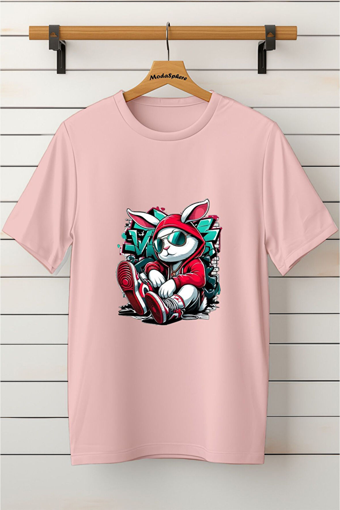 Baskılı Unisex Oversize Tişört Battal Boy