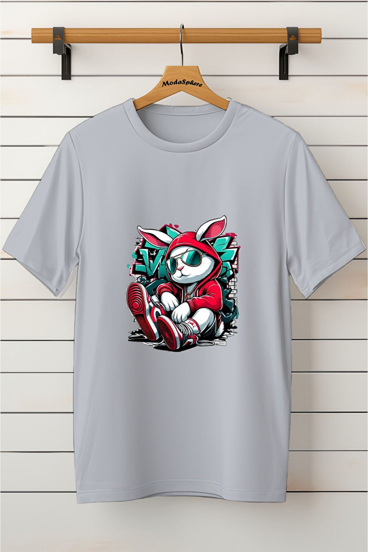 Baskılı Unisex Oversize Tişört Battal Boy