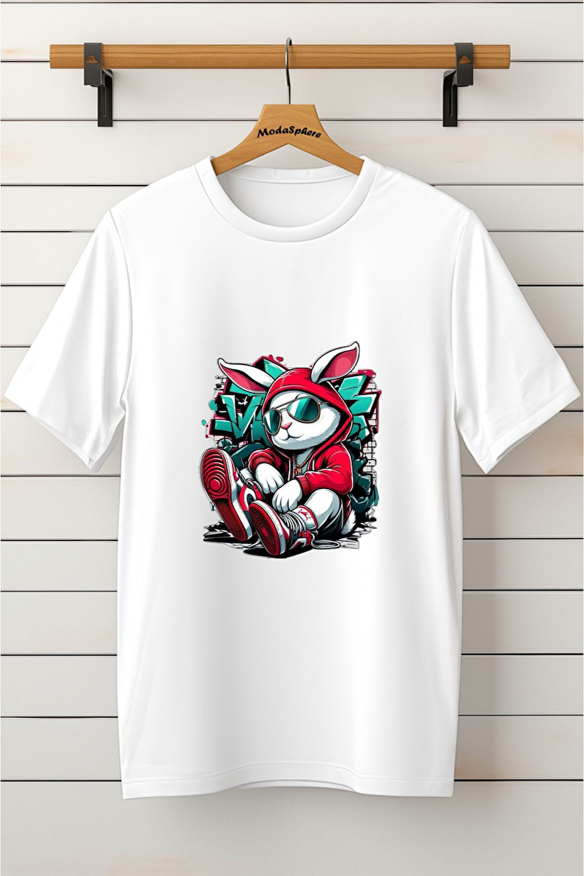 Baskılı Unisex Oversize Tişört Battal Boy