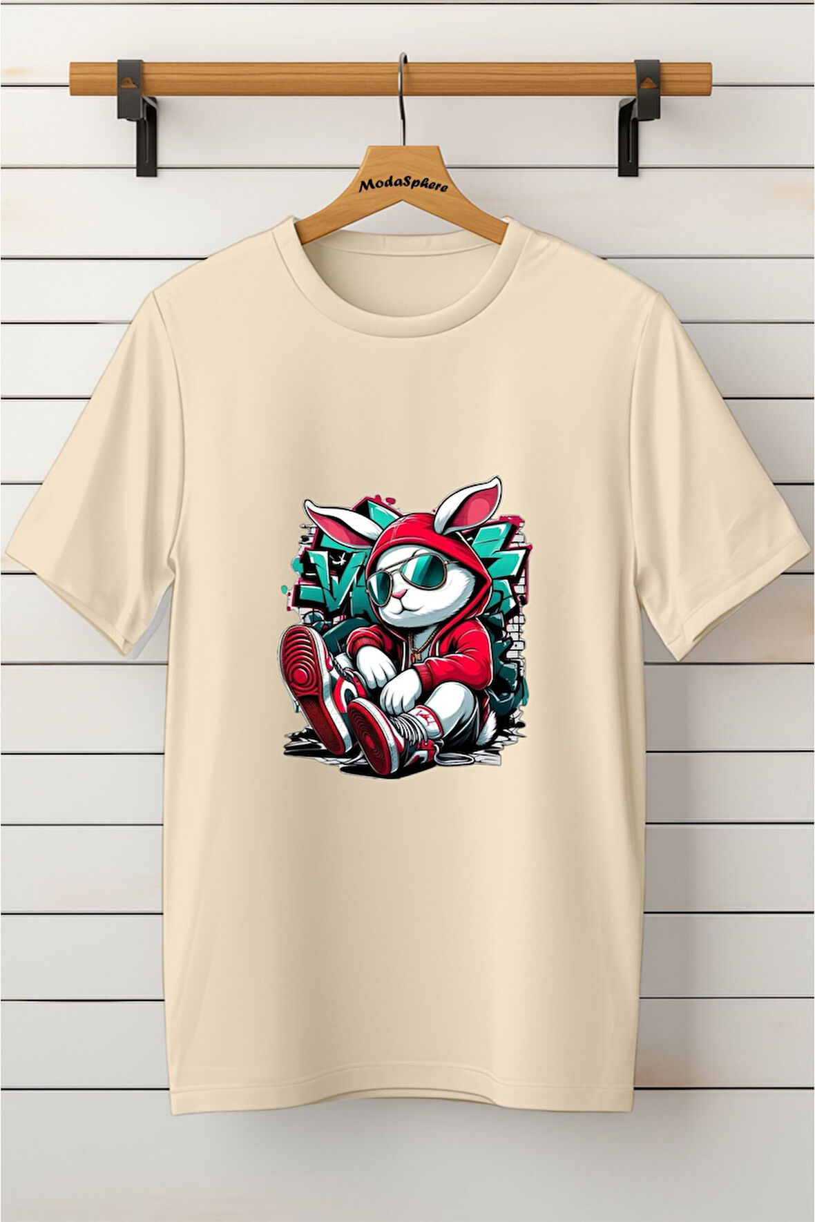 Baskılı Unisex Oversize Tişört Battal Boy