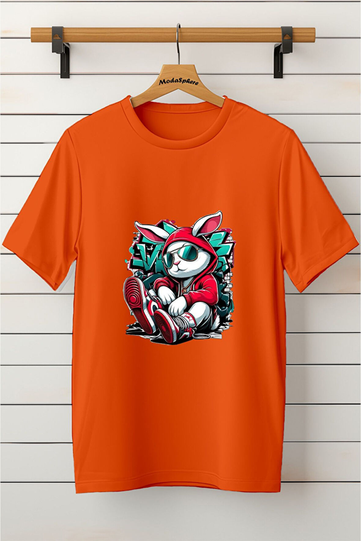 Baskılı Unisex Oversize Tişört Battal Boy