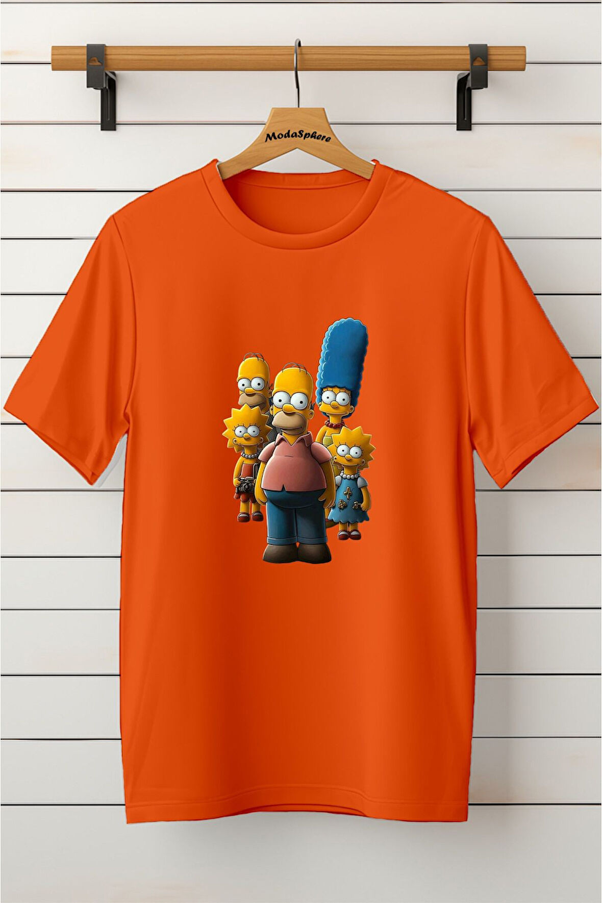 Baskılı Unisex Oversize Tişört Battal Boy