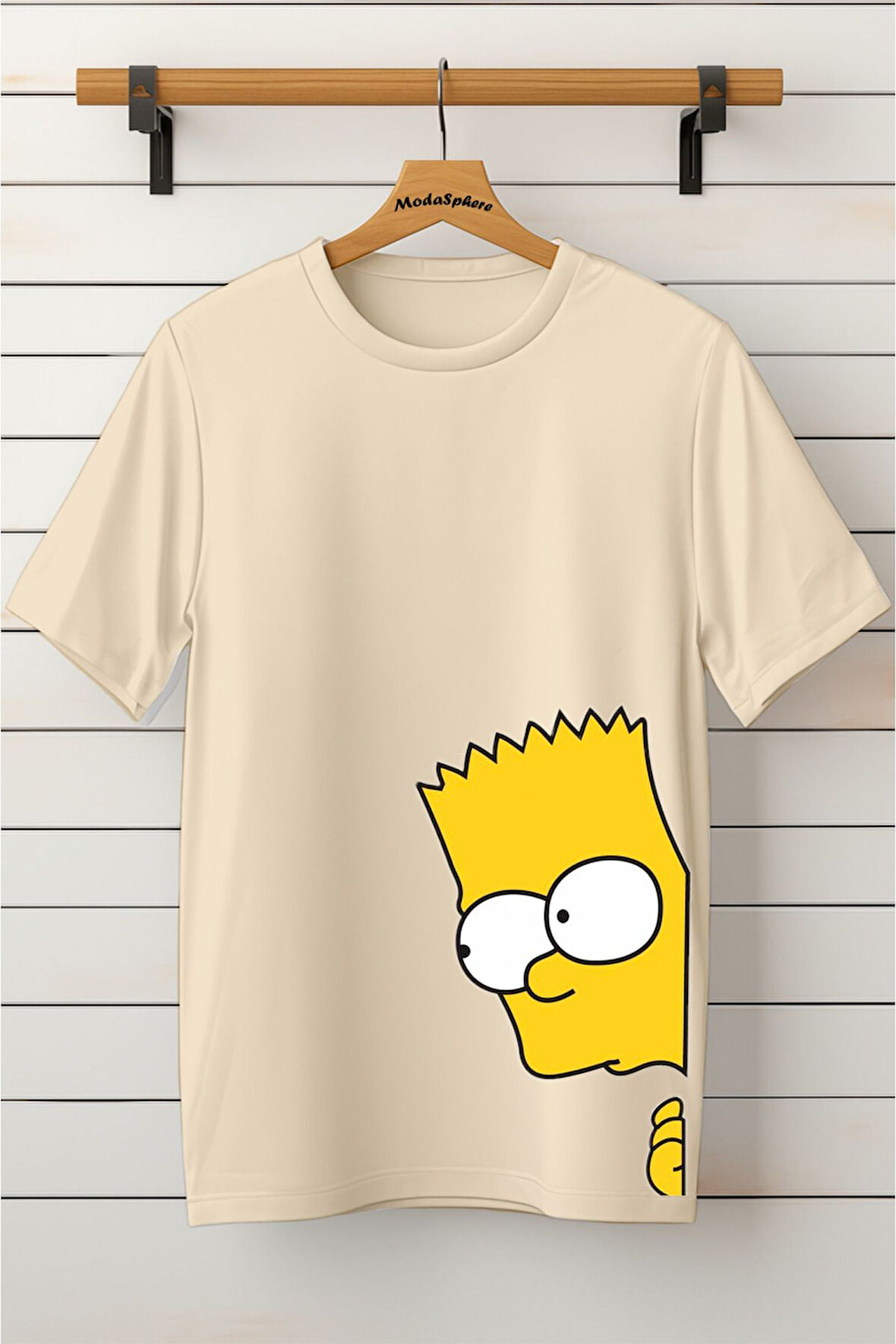 Baskılı Unisex Oversize Tişört Battal Boy