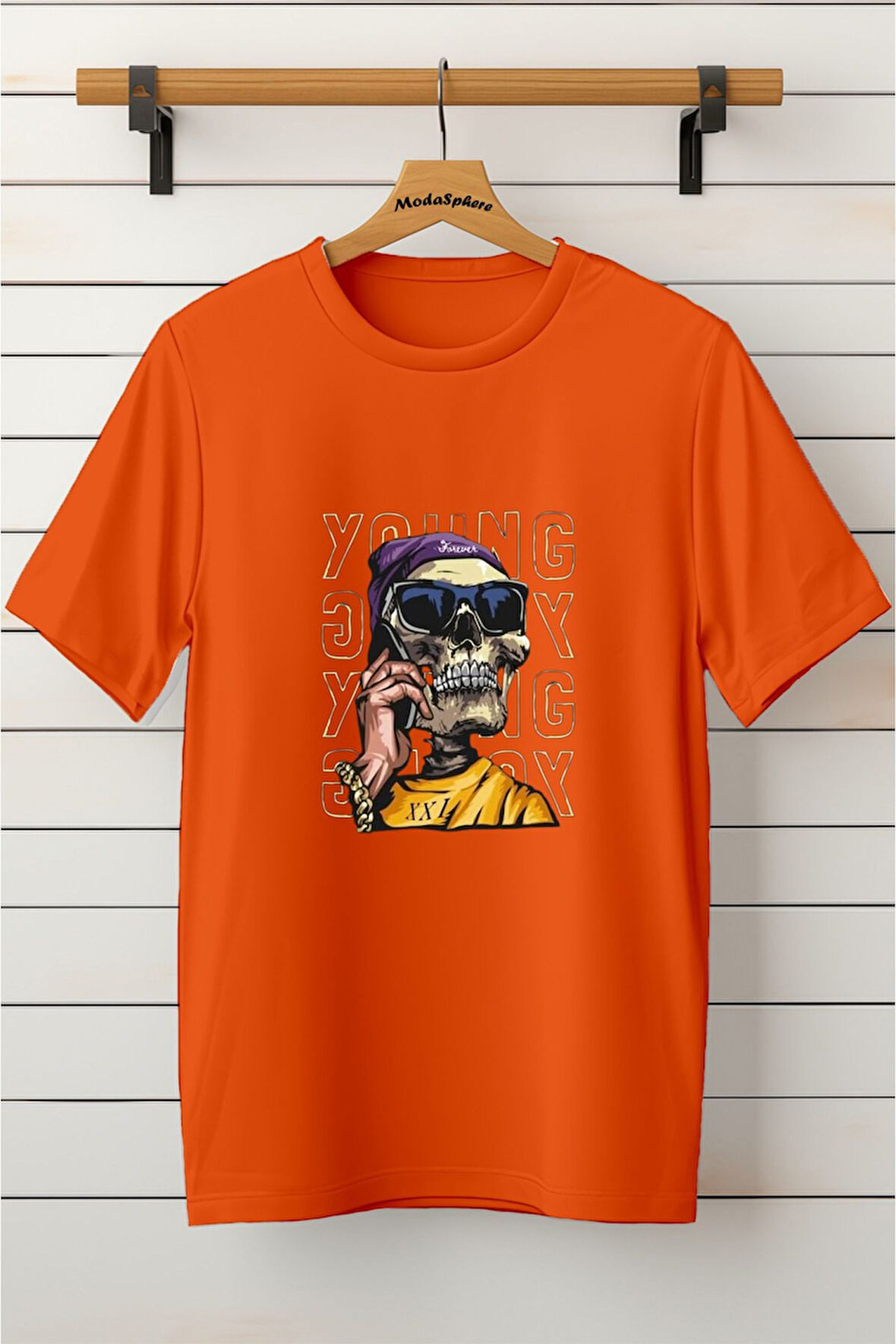 Baskılı Unisex Oversize Tişört Battal Boy