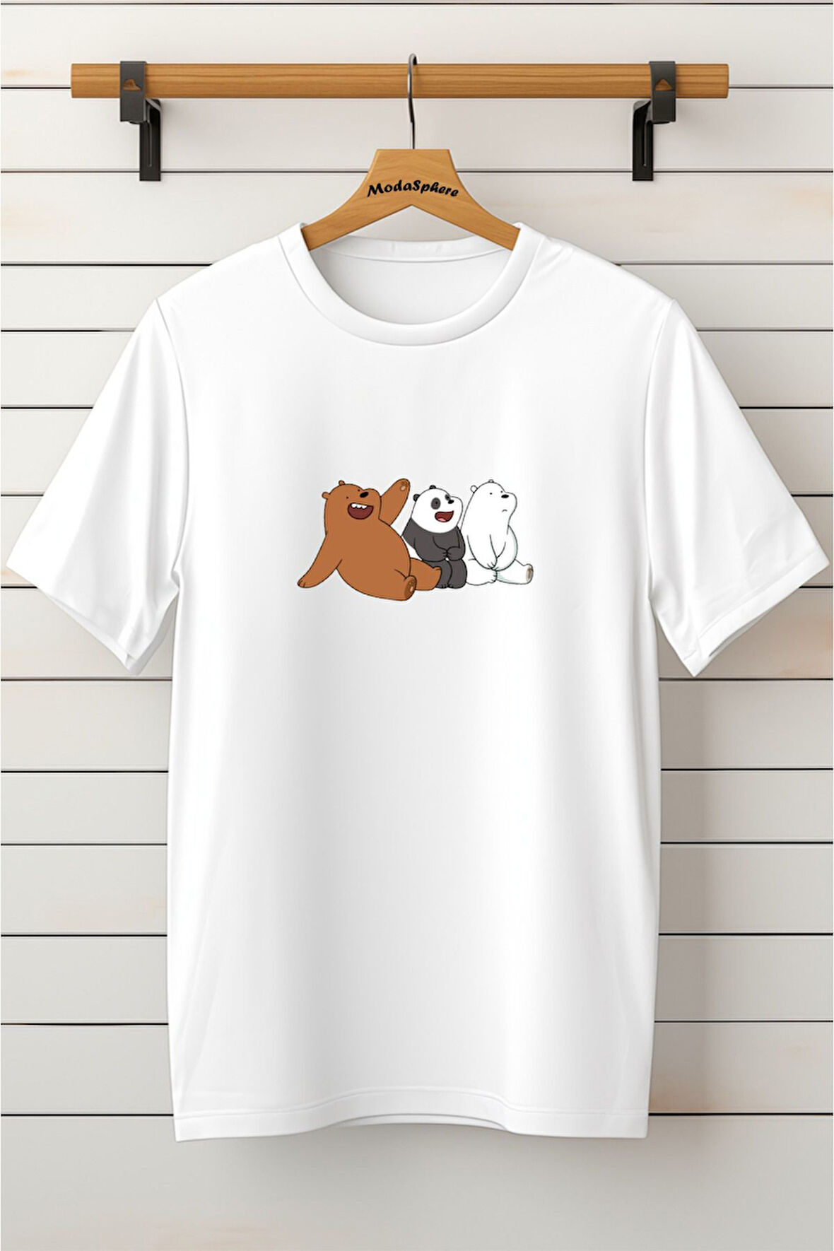 Baskılı Unisex Oversize Tişört Battal Boy