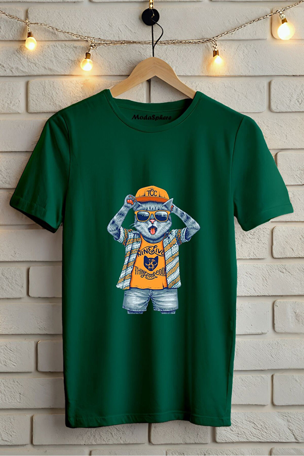 Baskılı Unisex Oversize Tişört Battal Boy