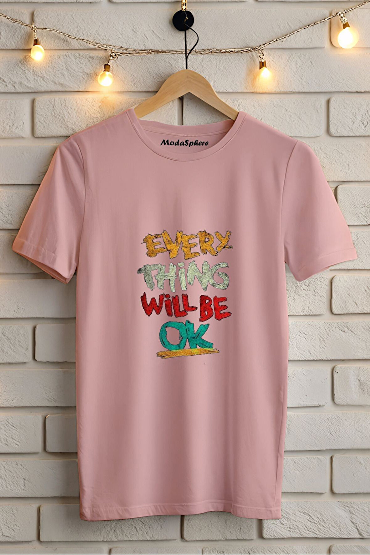 Baskılı Unisex Oversize Tişört