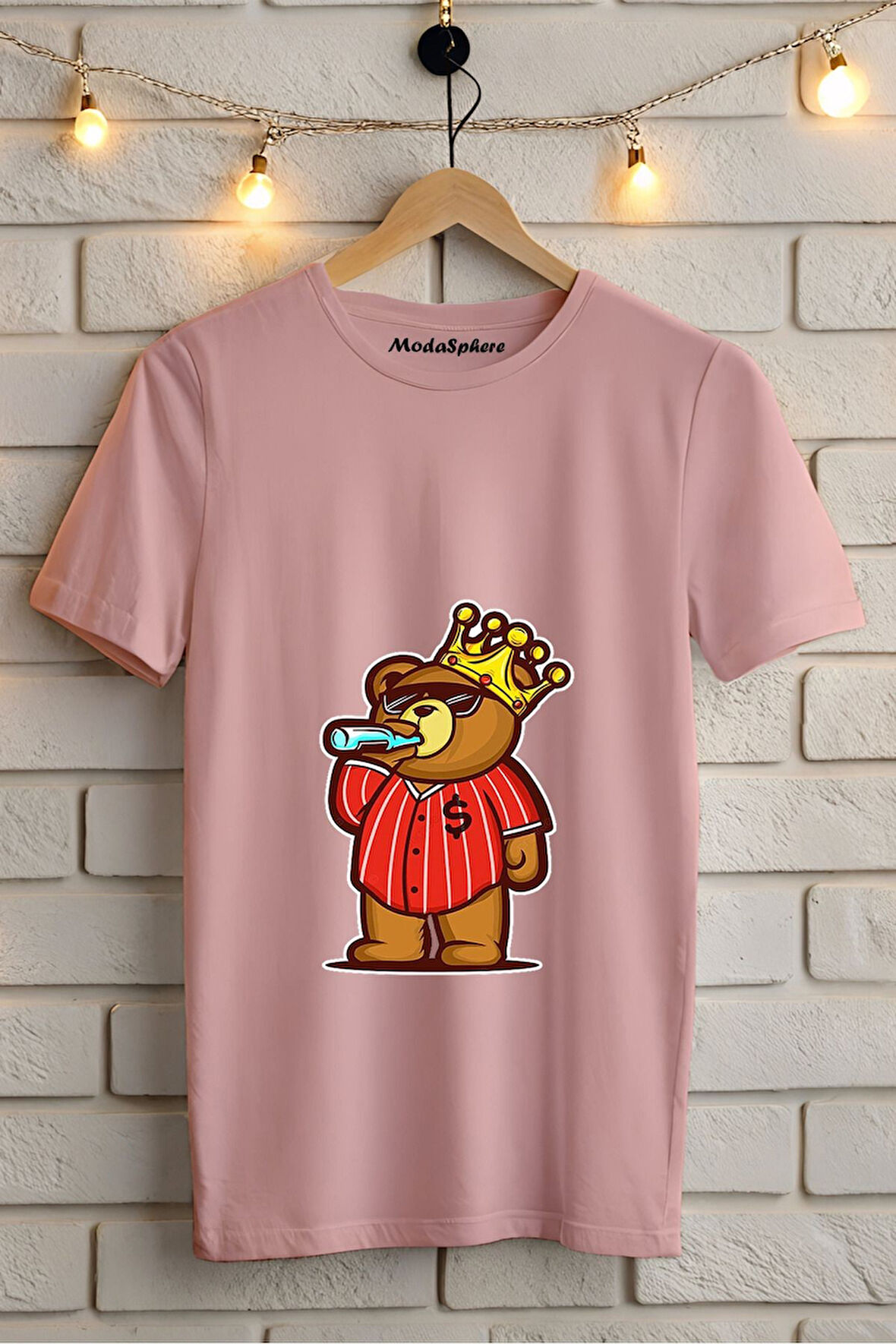 Baskılı Unisex Oversize Tişört Battal Boy