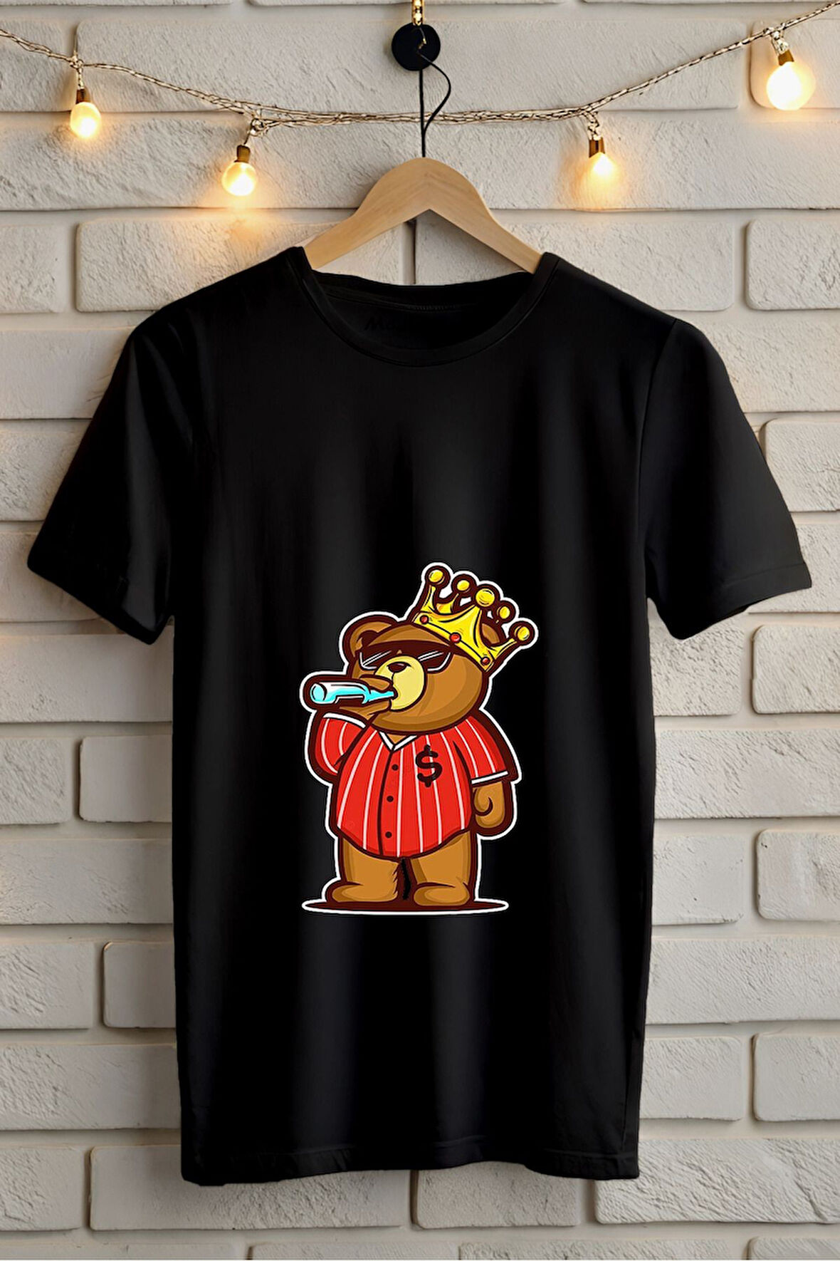 Baskılı Unisex Oversize Tişört Battal Boy