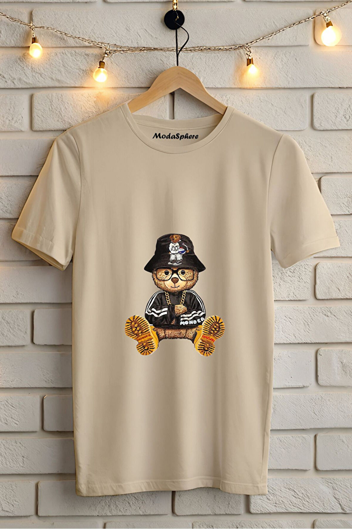 Baskılı Unisex Oversize Tişört Battal Boy