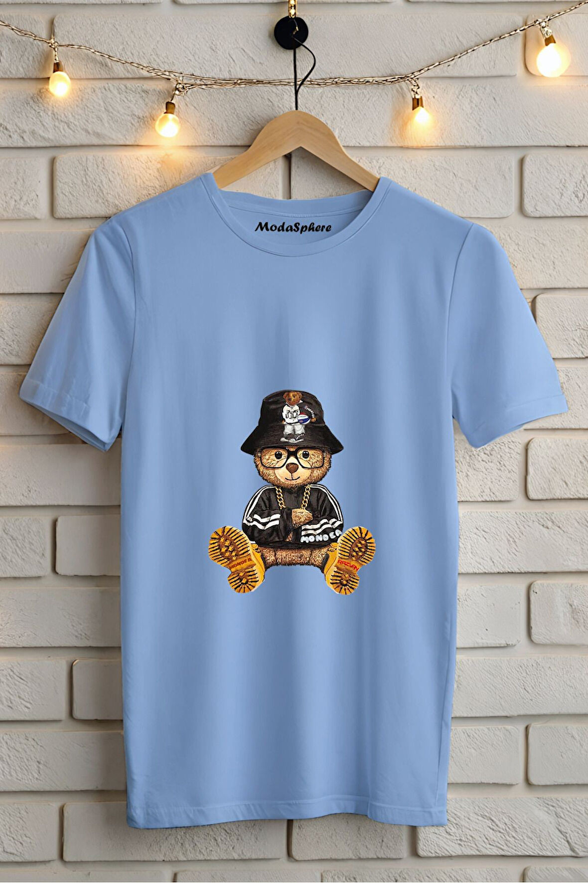 Baskılı Unisex Oversize Tişört Battal Boy