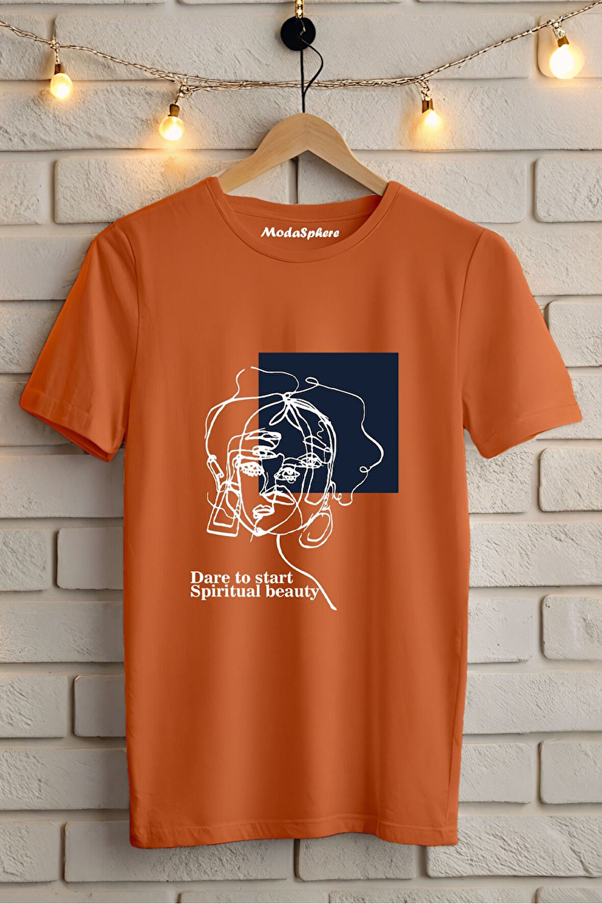 Baskılı Unisex Oversize Tişört