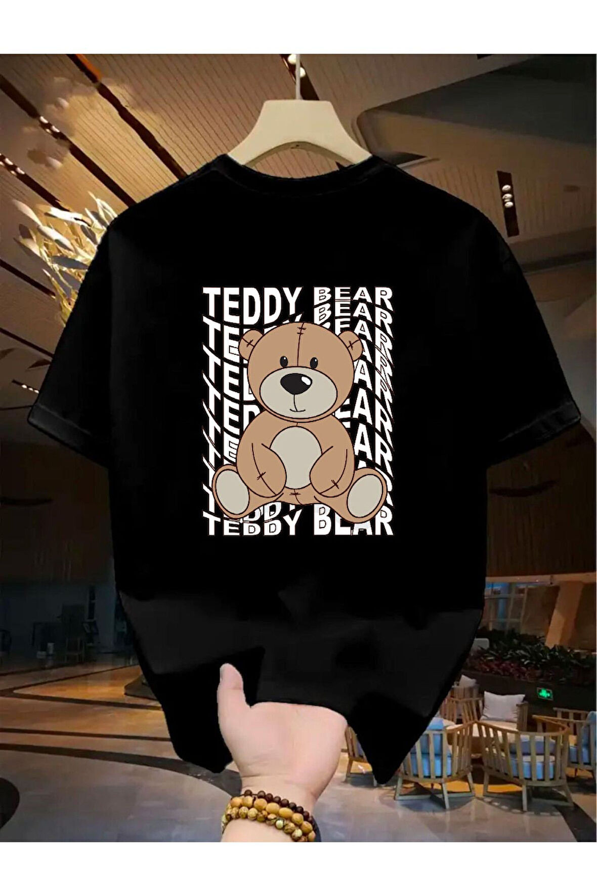 Teddy Bear Baskılı Basic T-Shirt