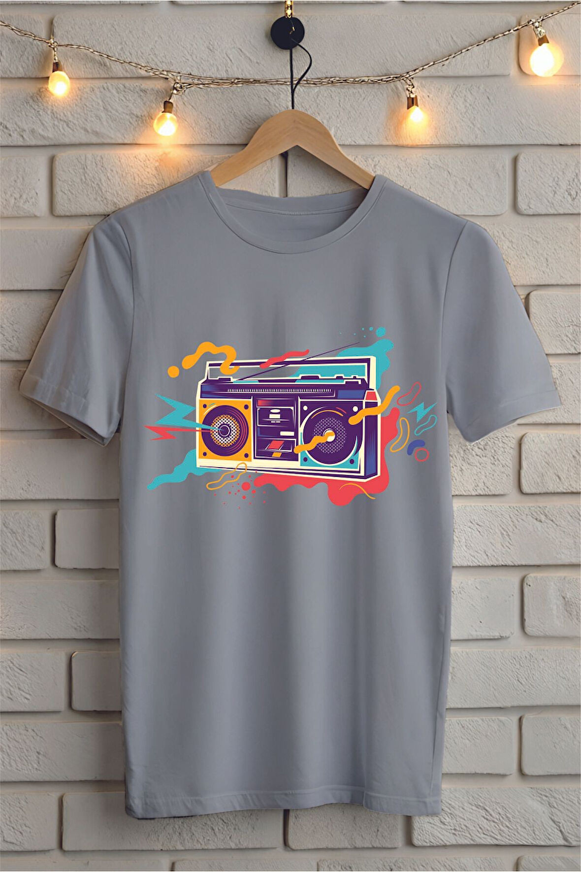 Baskılı Unisex Oversize Tişört
