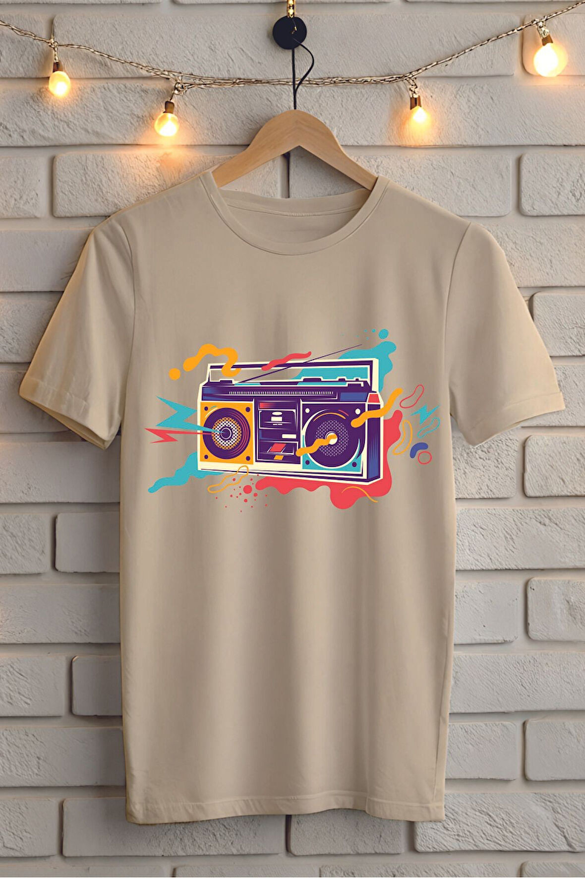Baskılı Unisex Oversize Tişört