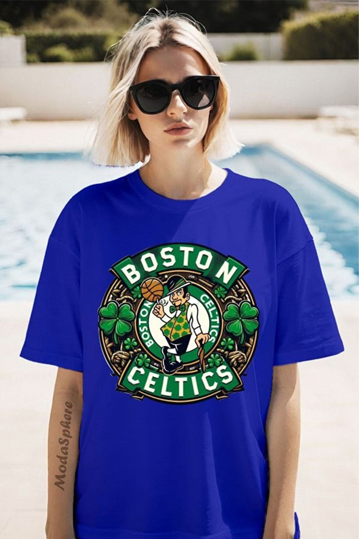 Baskılı Unisex Oversize Tişört