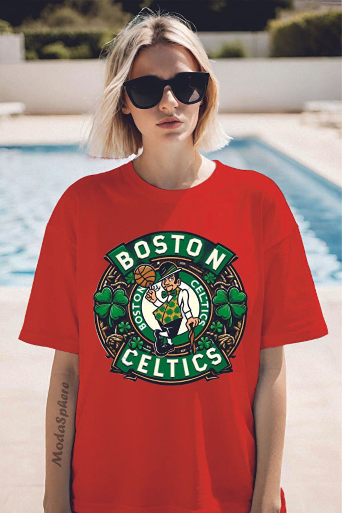 Baskılı Unisex Oversize Tişört