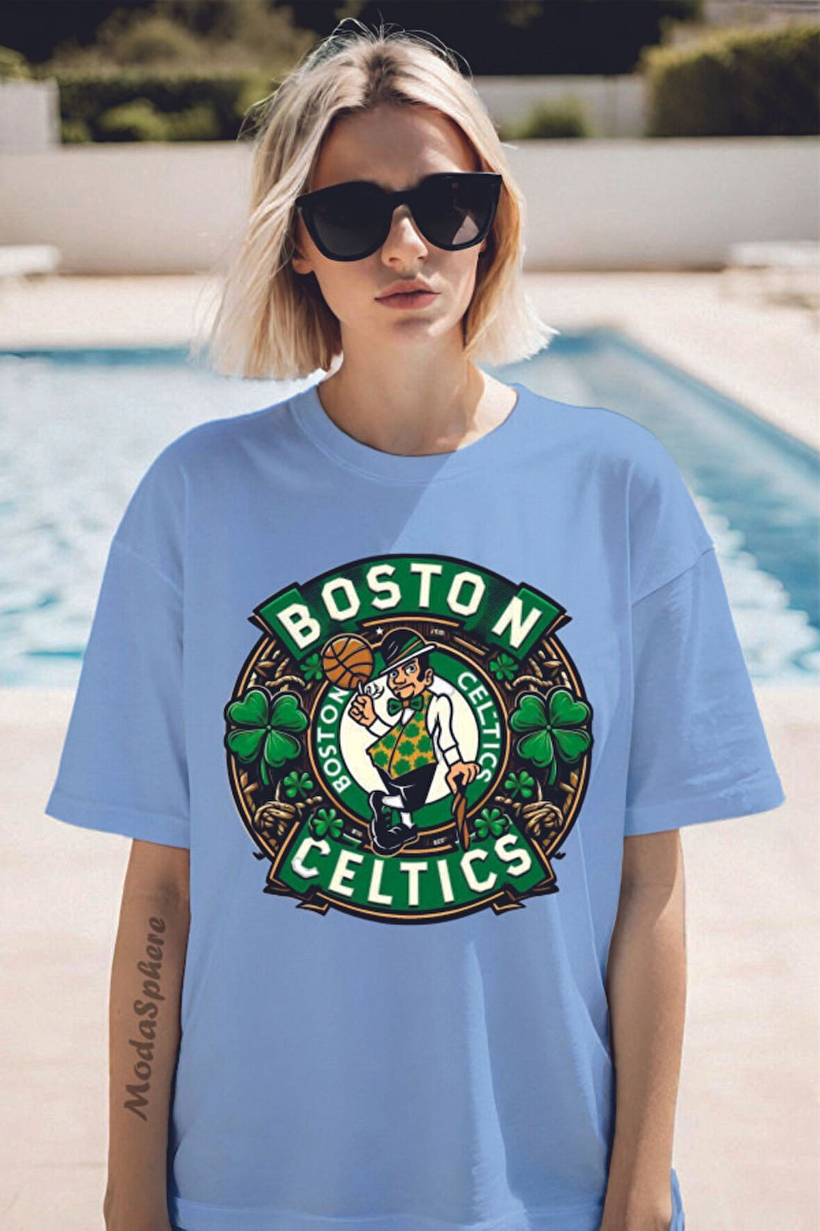 Baskılı Unisex Oversize Tişört